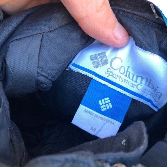 VINTAGE Columbia Shredinator Jacket Black Medium - Picture 7 of 11